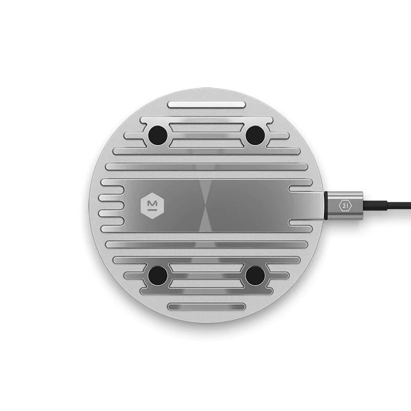 Resonans C100 Wireless Charging Pad (Silver)